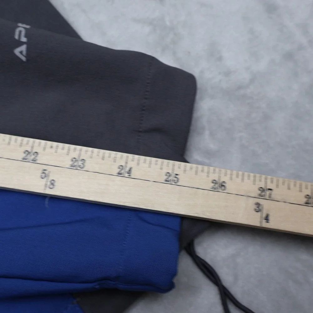 North Face Jacket Men XXL Blue Apex Softshell Rain Wind Full Zip Outdoor READ